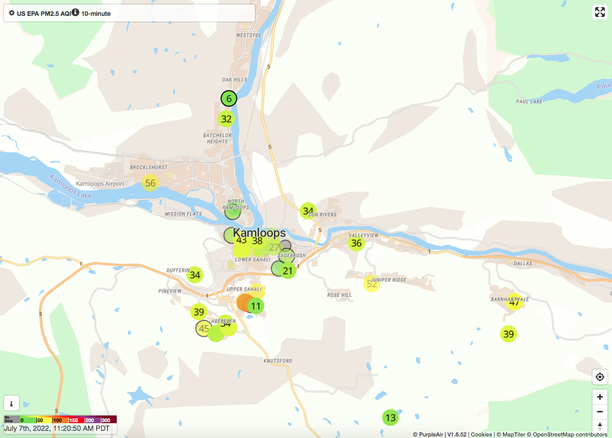 PurpleAir Sensors